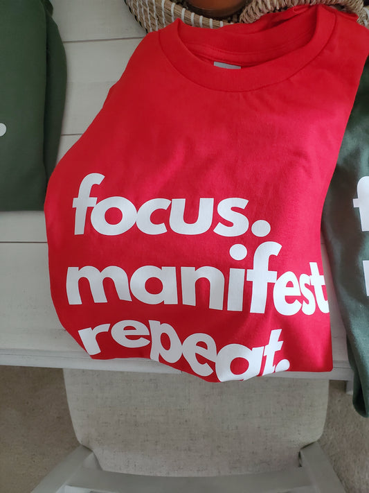 Cherry tshirt focus manifest repeat