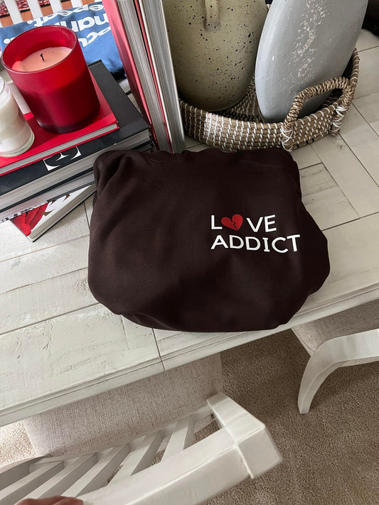 Love Addict Dark Chocolate hoodie